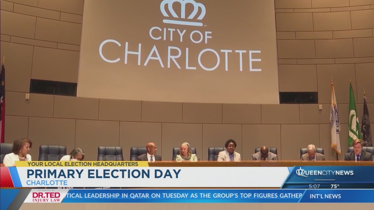 Primary election day in Charlotte