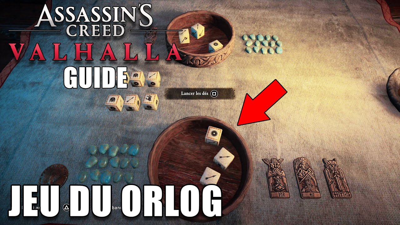 ASSASSIN'S CREED VALHALLA : COMMENT GAGNER AU ORLOG (Explications des Règles et Stratégie) Jeu de dé