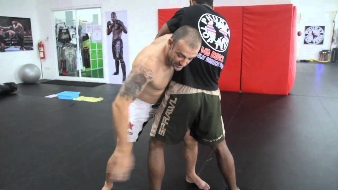 Sambo Wrestling Takedown From The Clinch - Silviu Vulc @ Phuket Top Team