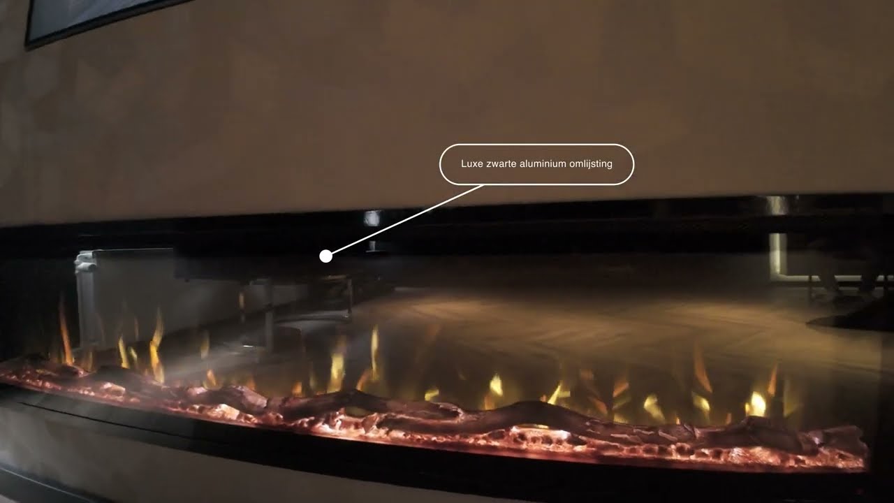 Elektrische haard met verwarming