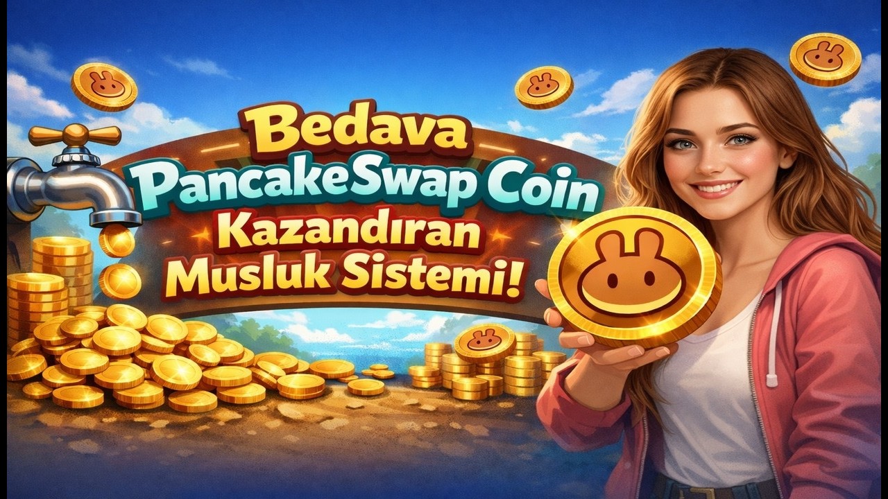 Bedava CAKE Coin Nasıl Kazanılır? I Pancake Swap Faucet Sistemi