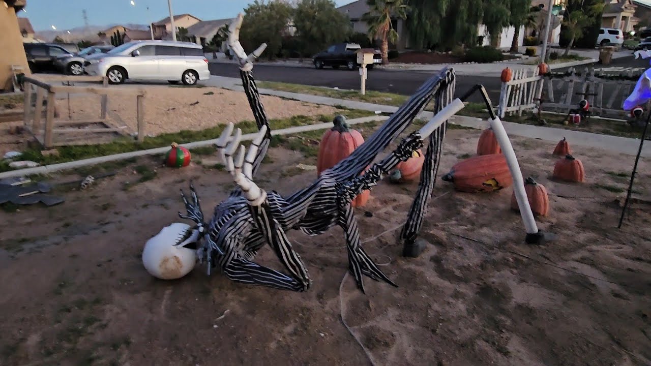 Christmas Display destroyed 