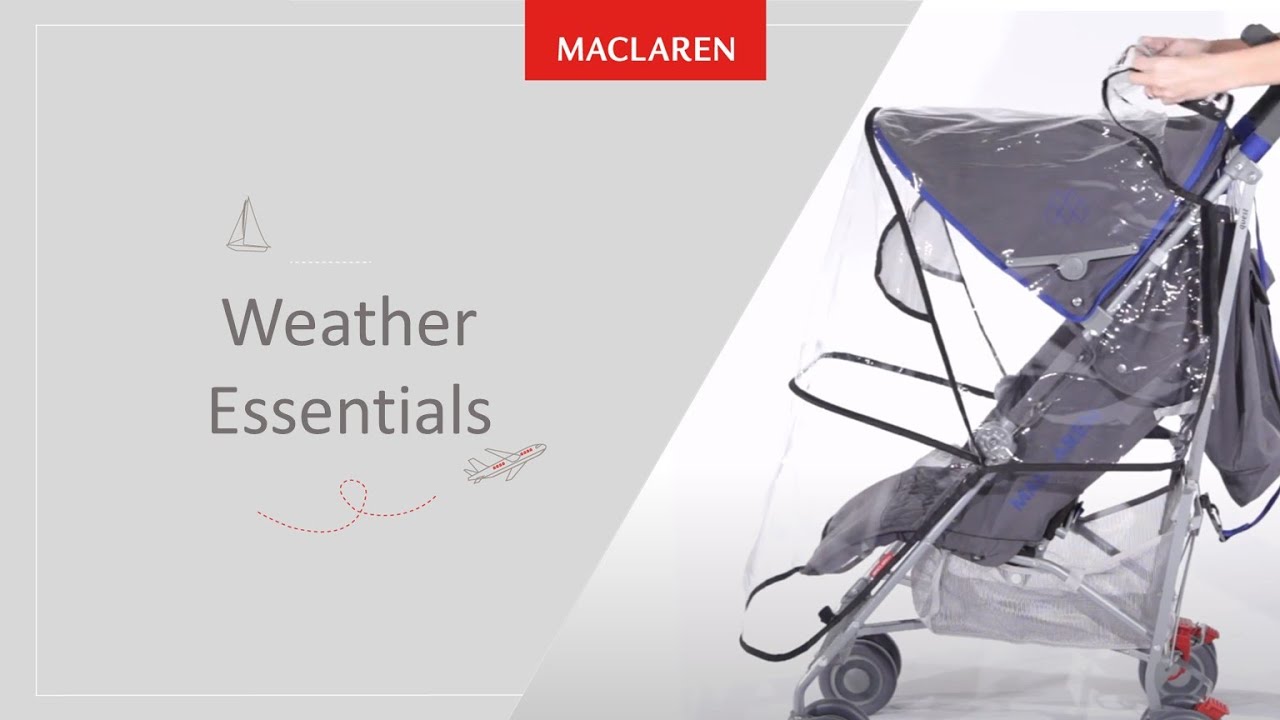 Protect your baby from the elements with Maclaren Weather Essentials