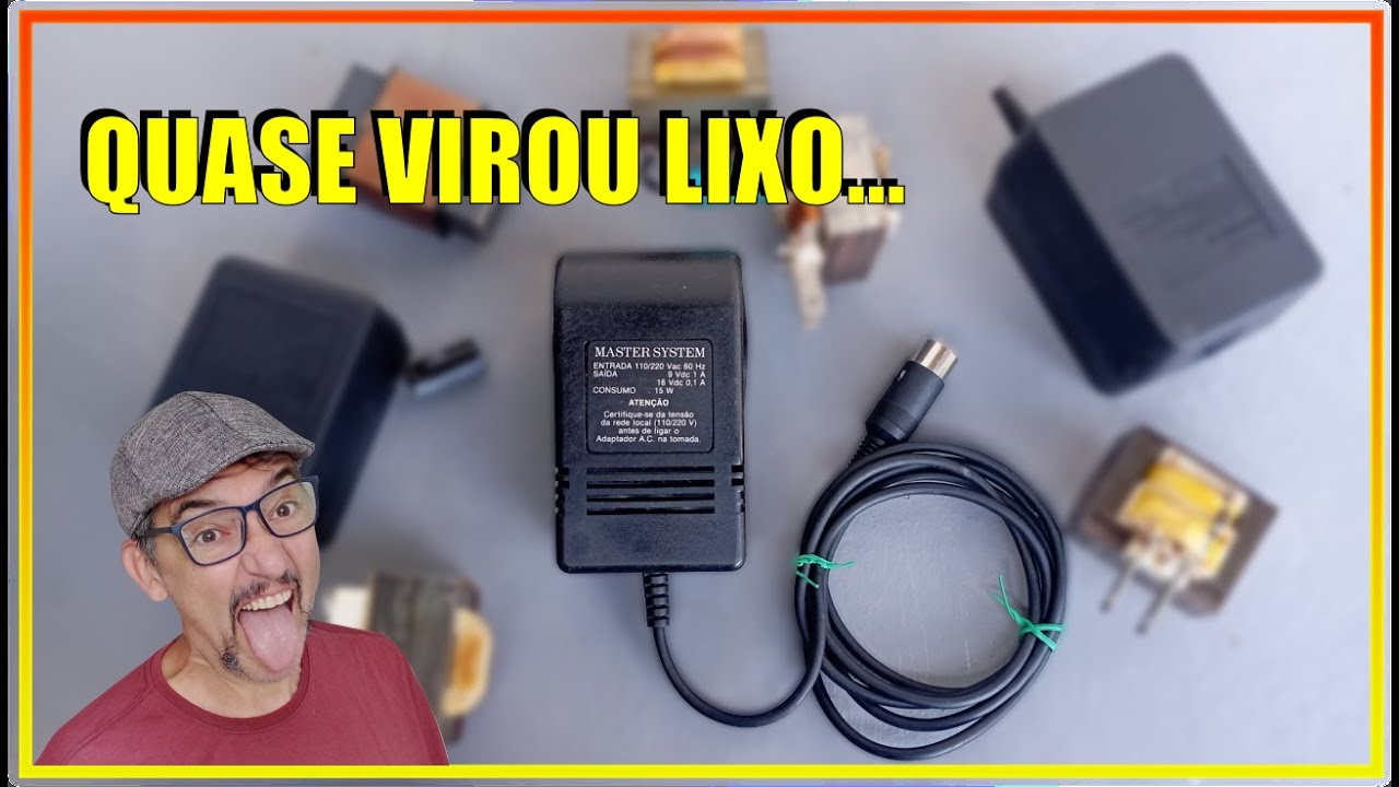 DESAFIO DA SUCATA: RESSURREIÇÃO DA FONTE ORIGINAL DO MASTER SYSTEM I E II DA TECTOY!