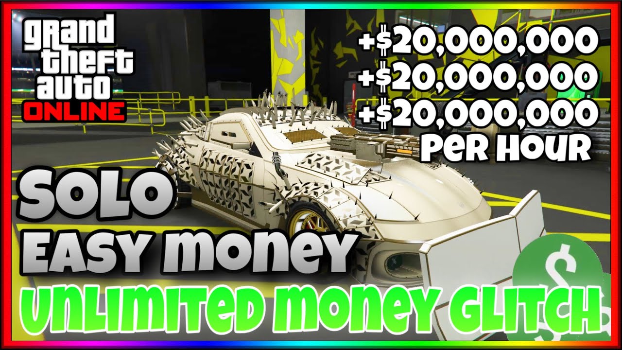 ПОСЛЕ ПАТЧА: ПРОСТОЙ СОЛО-ГЛИТЧ НА ДЕНЬГИ В GTA ONLINE! 20 МИЛЛИОНОВ В ЧАС! (БЕСКОНЕЧНЫЕ ДЕНЬГИ)