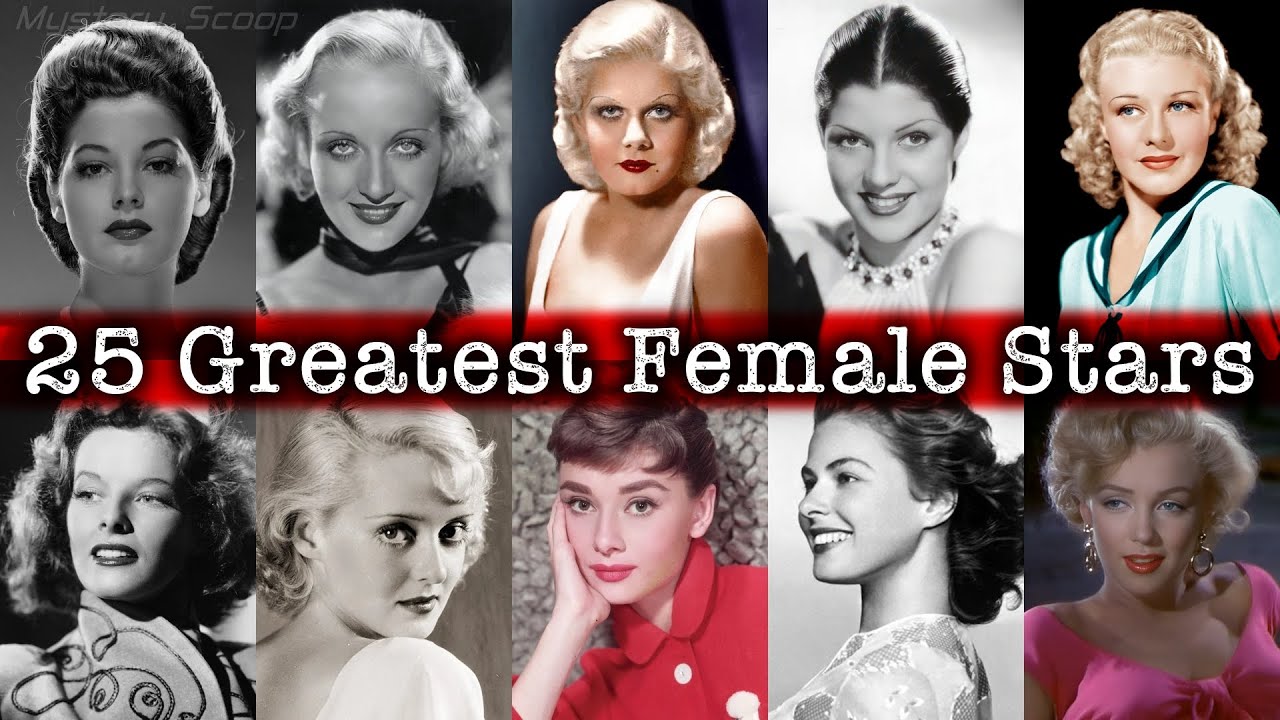25 Greatest Actresses of All Time | Classic Hollywood Cinema