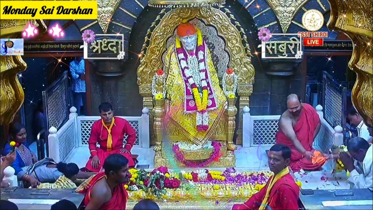 Sai baba Darshan-21st Apr 2025 🪔🌺🌼🌷👣🙏||@Saipariwar100 #everyone #trending #saibabasongs #sai