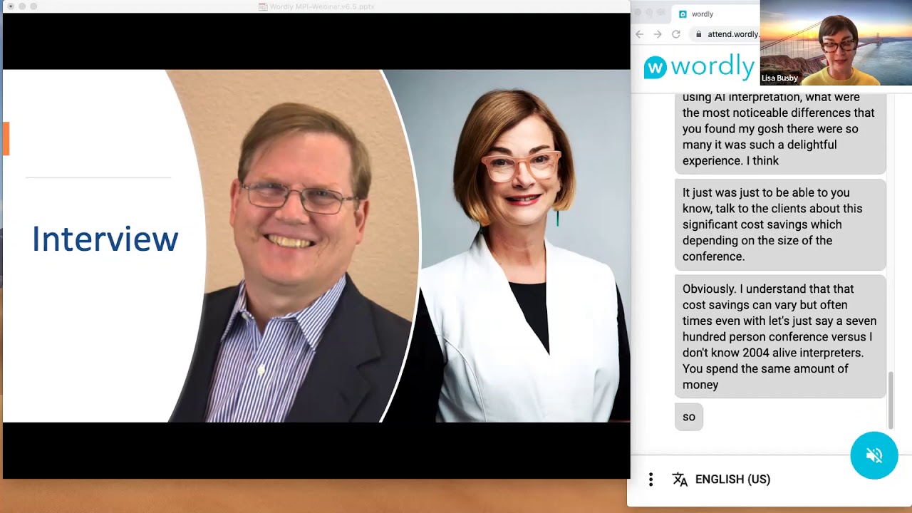 Interview A Meeting Planner Re AI Language Interpretation