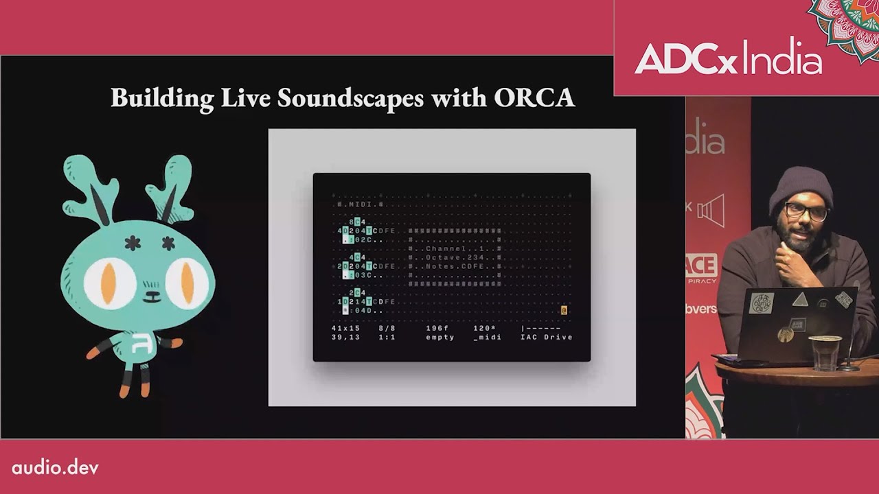 ORCA Livecoding Soundscape for Theatre - Padmanabhan J - ADCx India 2024