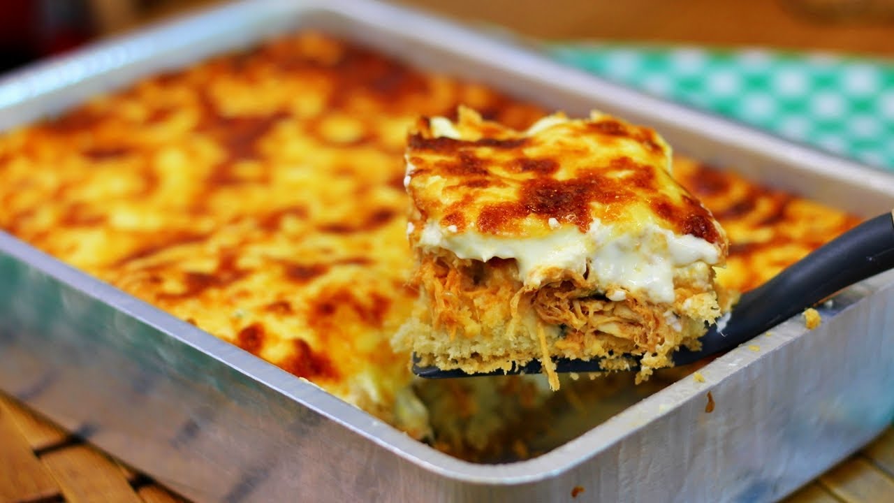 VOCÊ VAI SE IMPRESSIONAR COM ESSA RECEITA | TORTA DE FRANGO CREMOSA COM REQUEIJÃO