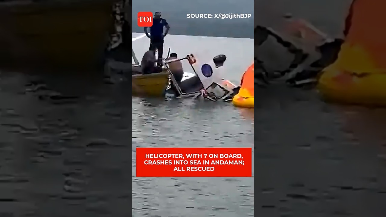 Pawan Hans Helicopter Crash-Lands In Andaman Sea, All 7 On Board Safe