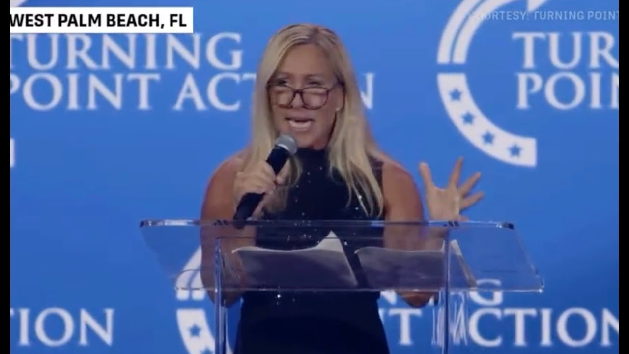 Marjorie Taylor Greene screws her OWN party live on stage