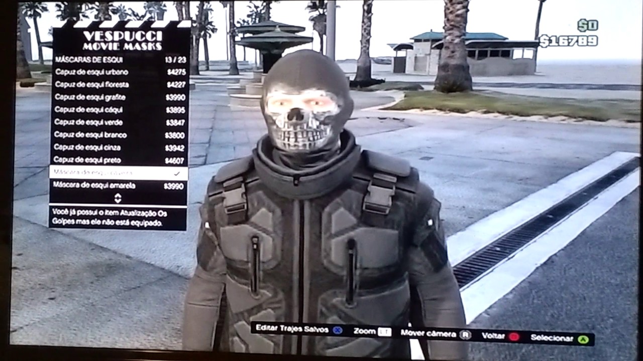 Como fazer o traje do call of duty ghost no gta 5 online (ps3 x360 Talvez Pc ps4 Xone)