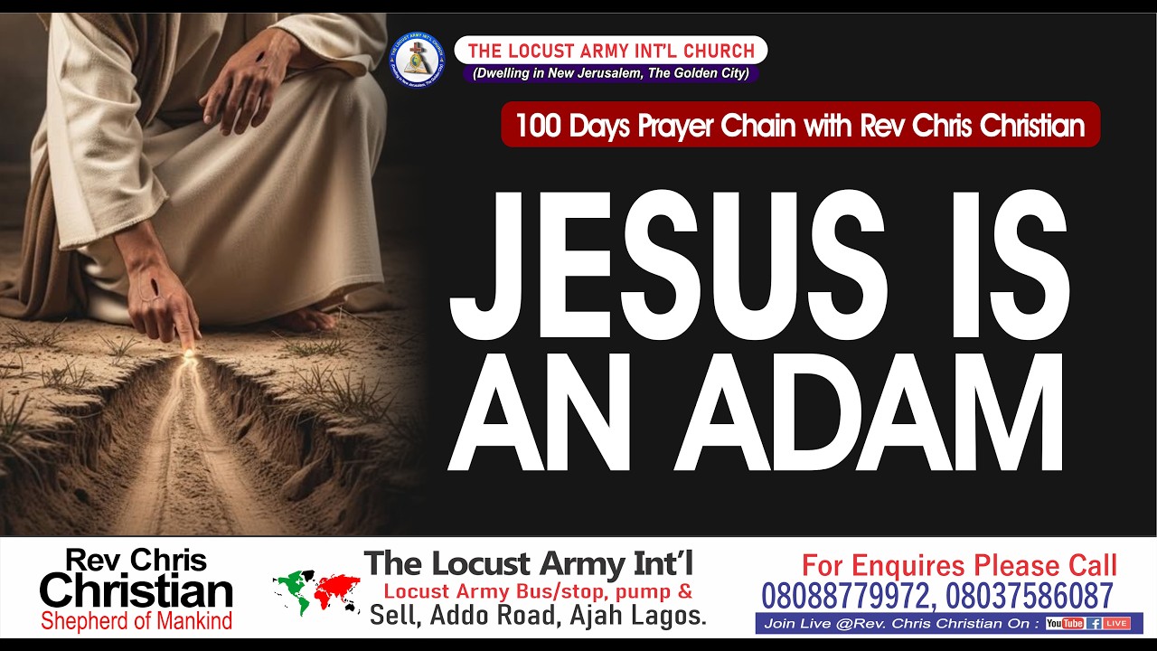 Rev Chris Christian| Jesus is an Adam