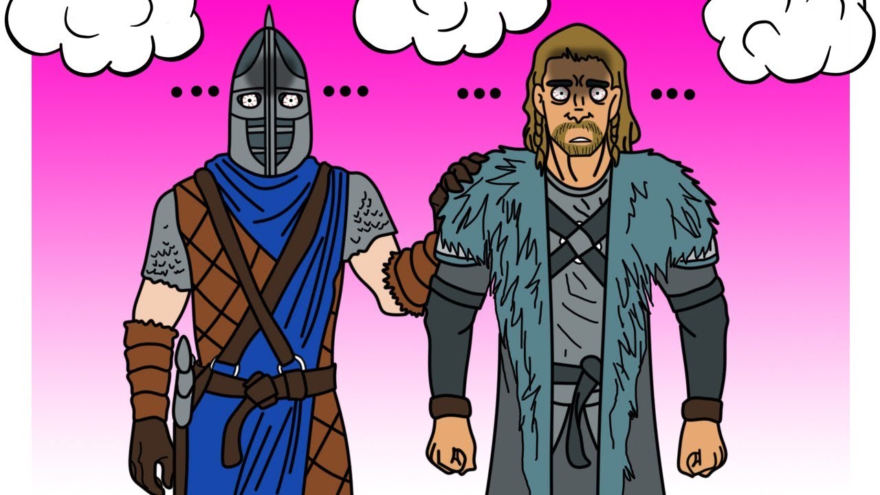 Самодельный мультиплеер в Skyrim! &bull; Сайлер и Аврентис в Скайриме