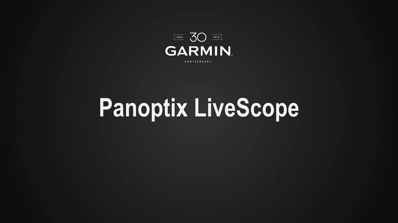 Вебинары Garmin Marine: всё о Panoptix LiveScope