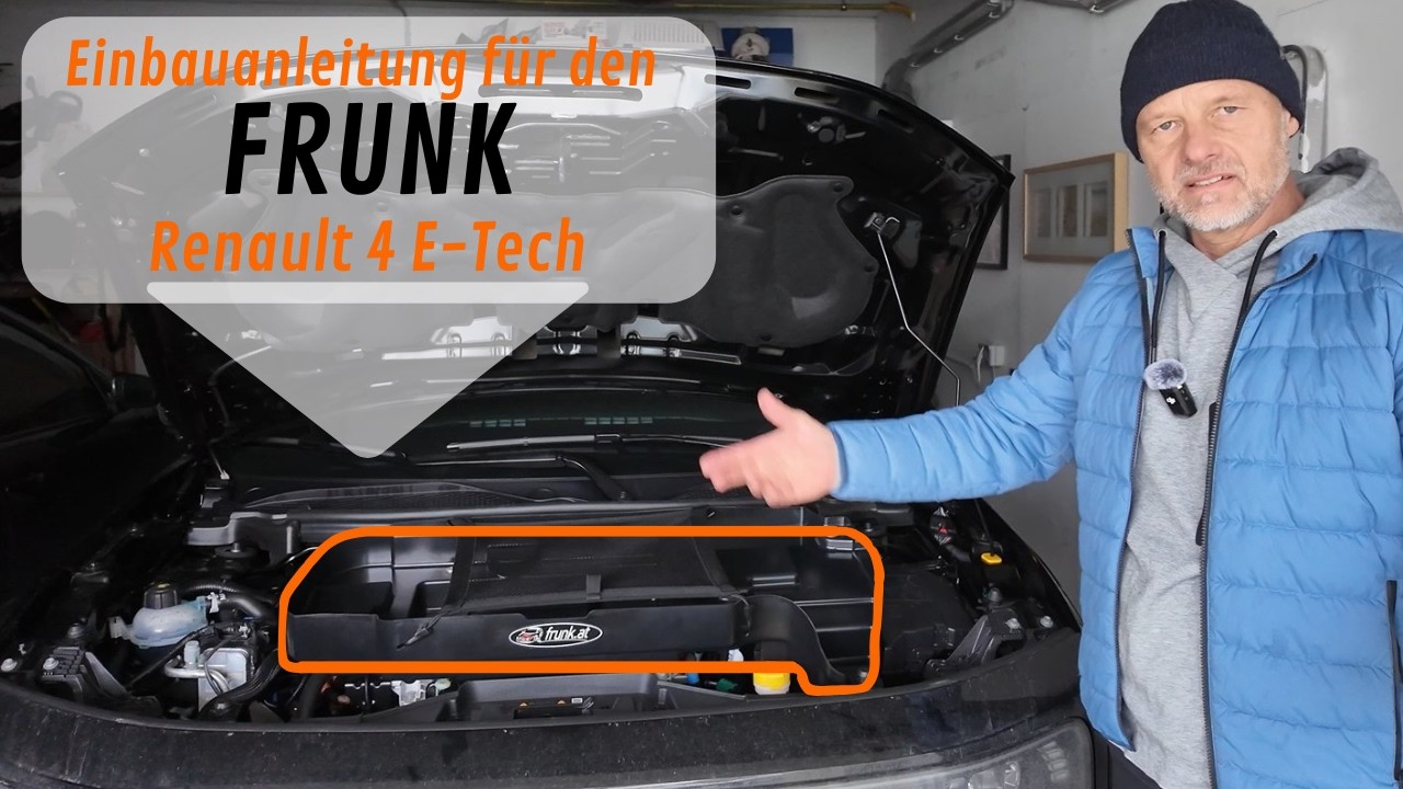 Renault 4 E-TECH  mit vorderen Kofferraum (Frunk) | EINBAUANLEITUNG | Viel mehr Stauraum!