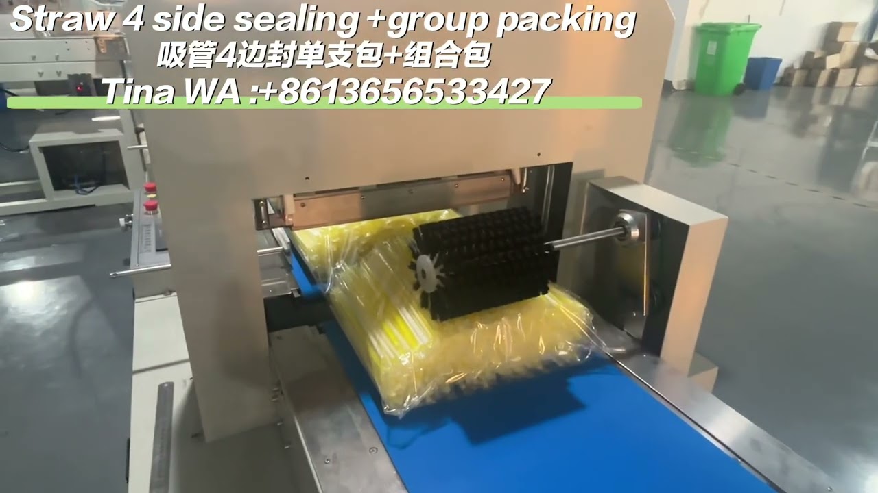 《The Ultimate Straw Packager: How One Machine Handles Single + Multi 4-Side Seal?》
