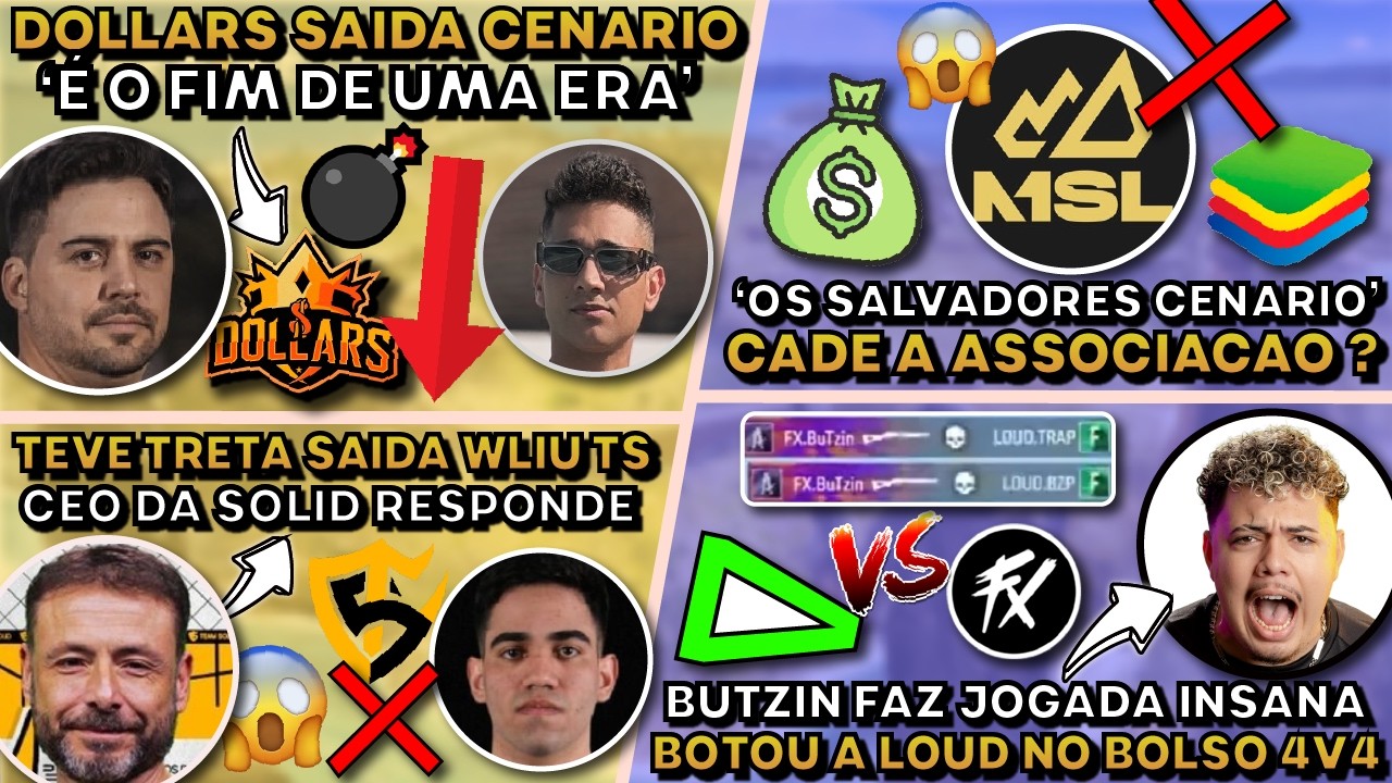 DOLLARS QUITAR CENARIO! WLIU SAINDO TS? BUTZIN JOGADA INACREDITAVELvsLOUD! CADE A ASSOCIACAO EMULA!