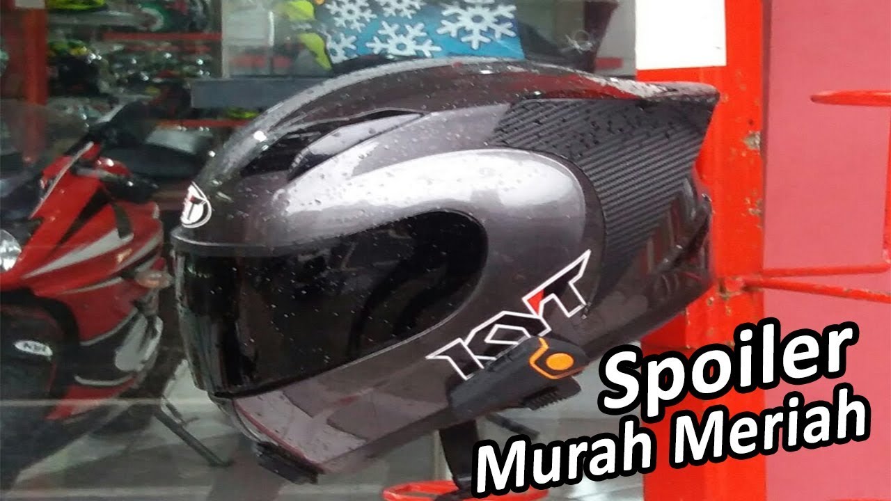 Cara Membuat Spoiler Helm Sendiri Murah Meriah | Pake Barang Bekas Lohhh #Modifikasi 29
