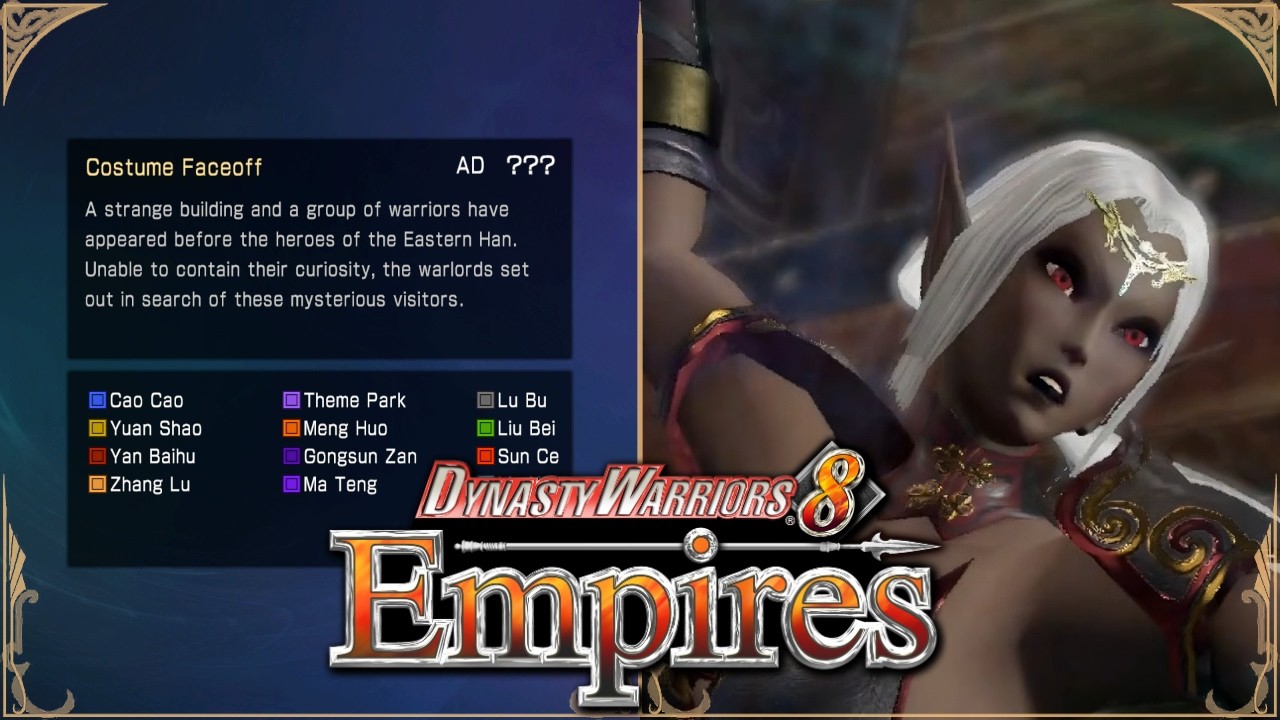 Dynasty Warriors 8: Empires — Castle and Scenario Pack 1: Costume Faceoff | Xbox Series X [#33]