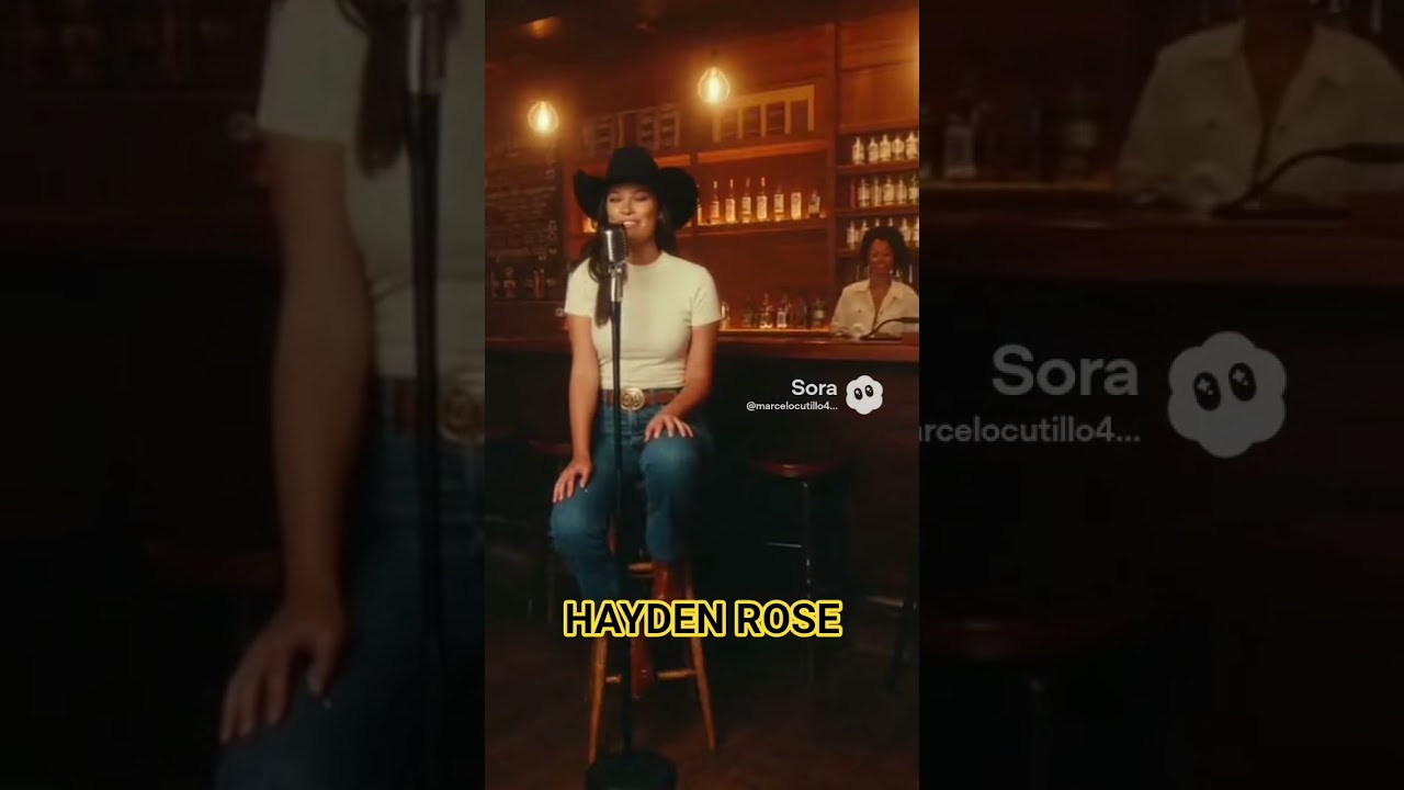 HAYDEN ROSE new star Country Music live in Nashville.born in Texas .big voice!!