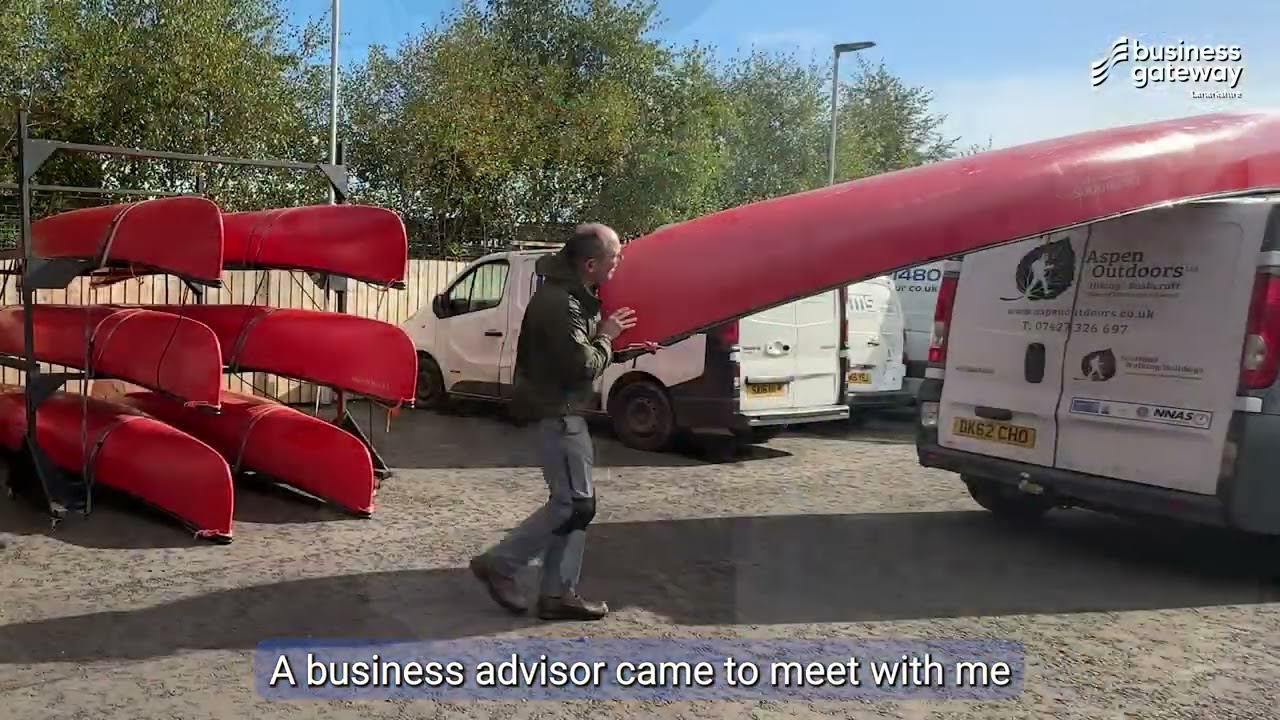 Business Gateway Lanarkshire: Aspen Outdoors Advert 2