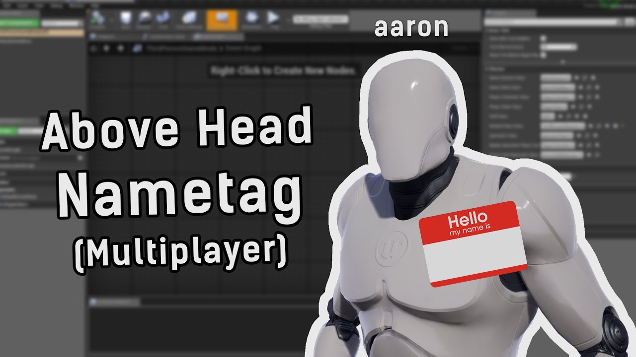 [UE4] Above Head Nametag IN MULTIPLAYER
