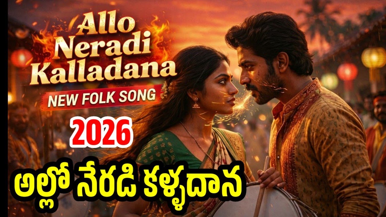 Allo Neradi Kalladana 🔥 | New Telugu Folk Song 2026 | Mass Romantic @Officialsuperstar143 