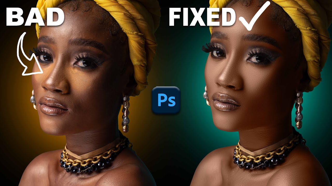 How to Fix Bad Makeup In Photoshop