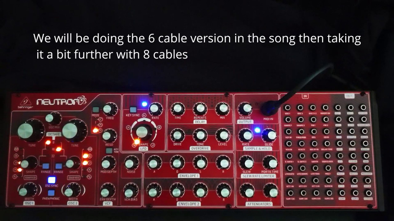 Behringer Neutron Tutorial (Evolving Dark Pad)