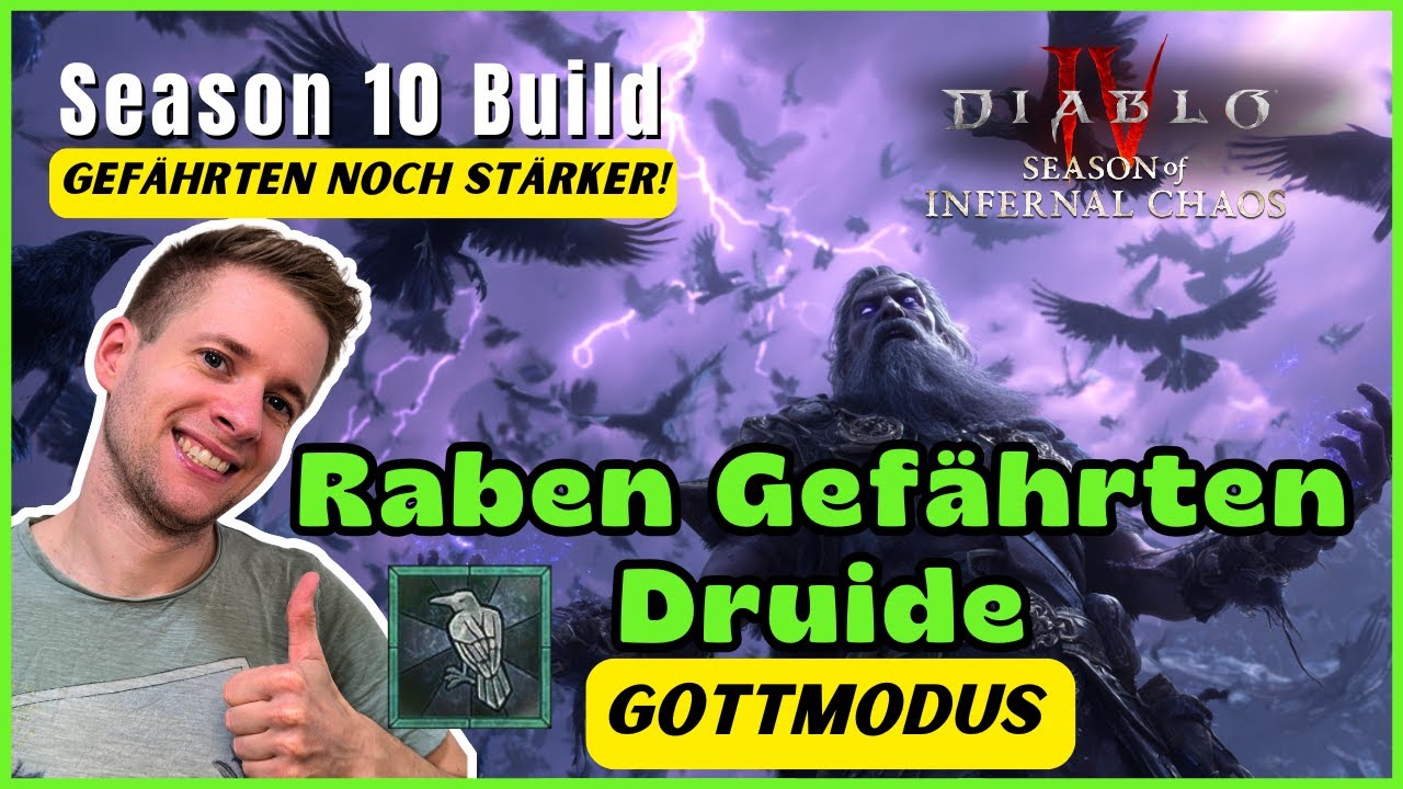 Neuer Druiden-Build in Season 10! Raben, Chaos-Rüstung & mächtiges Unique | Diablo 4