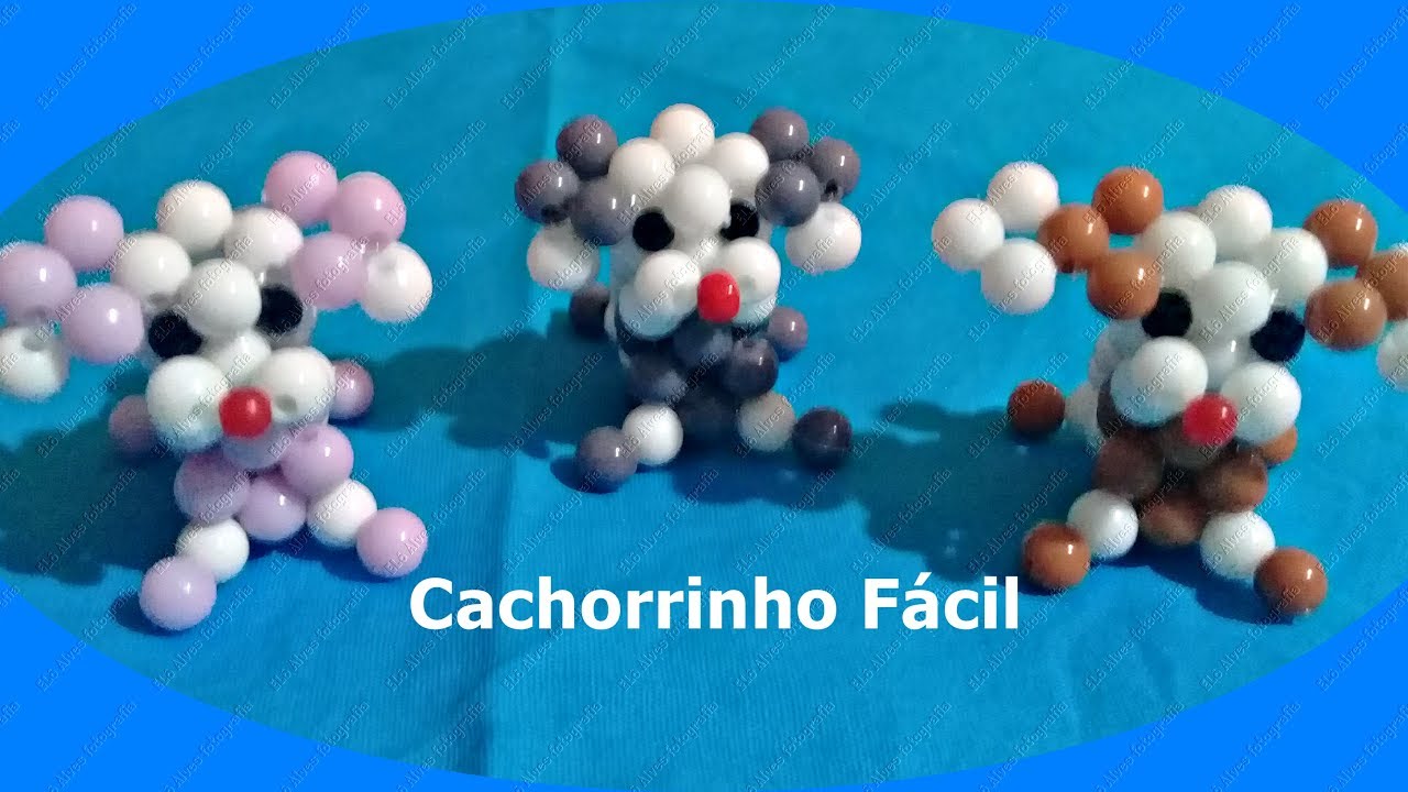 Cachorrinho de miçangas