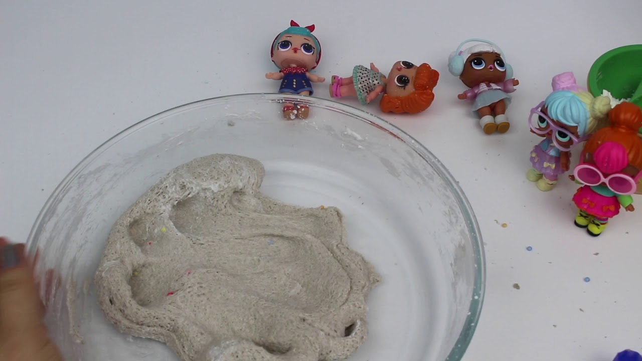 Çöpe Atacağım LOL Bebeklerin Bahçesinden Slime Yaptım, Rastgele Malzeme ile Slime Bidünya Oyuncak