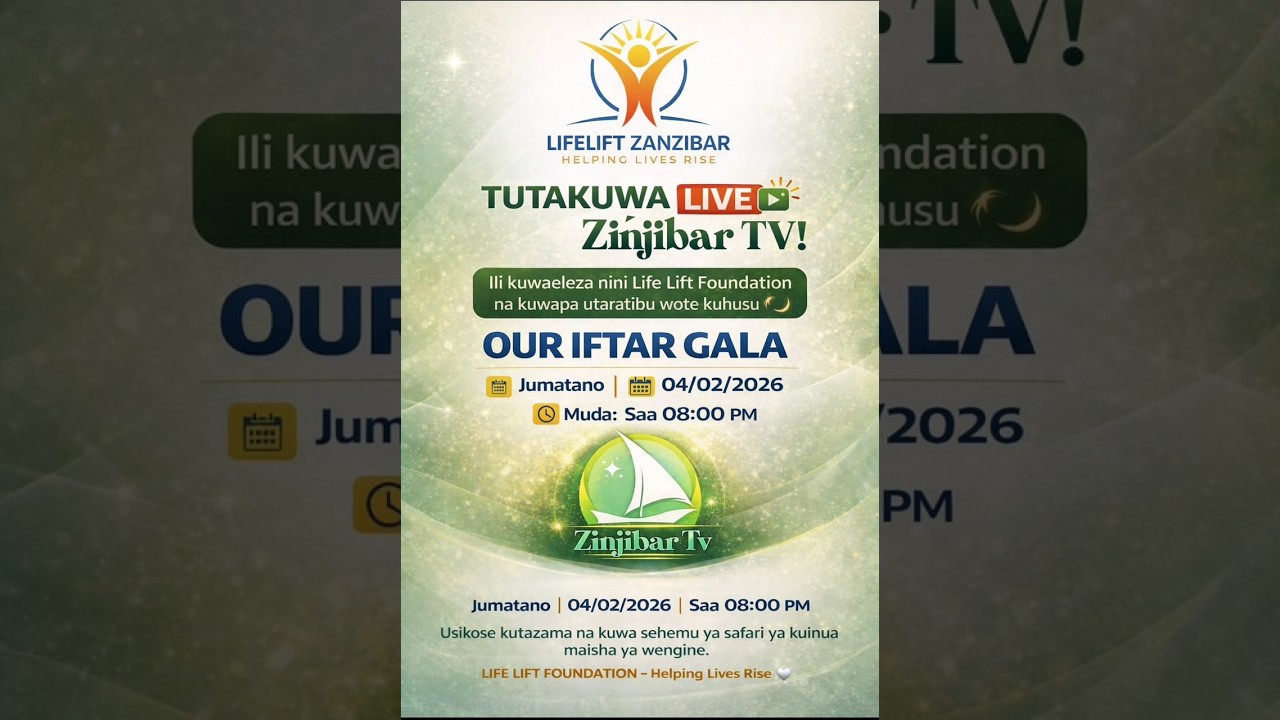 #LIVE:LIFELIFT ZANZIBAR WAJA NA JAMBO LAO