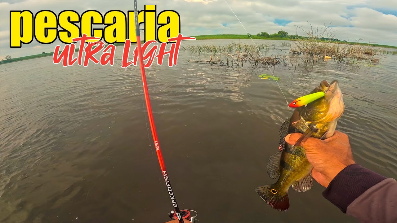 vara UltraLight Speed Fish 6lbs nos tucunas