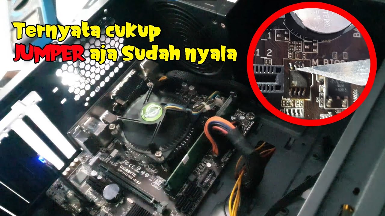 BENERIN PC NYALA TAPI TIDAK ADA TAMPILAN DI MONITOR - CUMA MUTER KIPASNYA AJA GAISSS