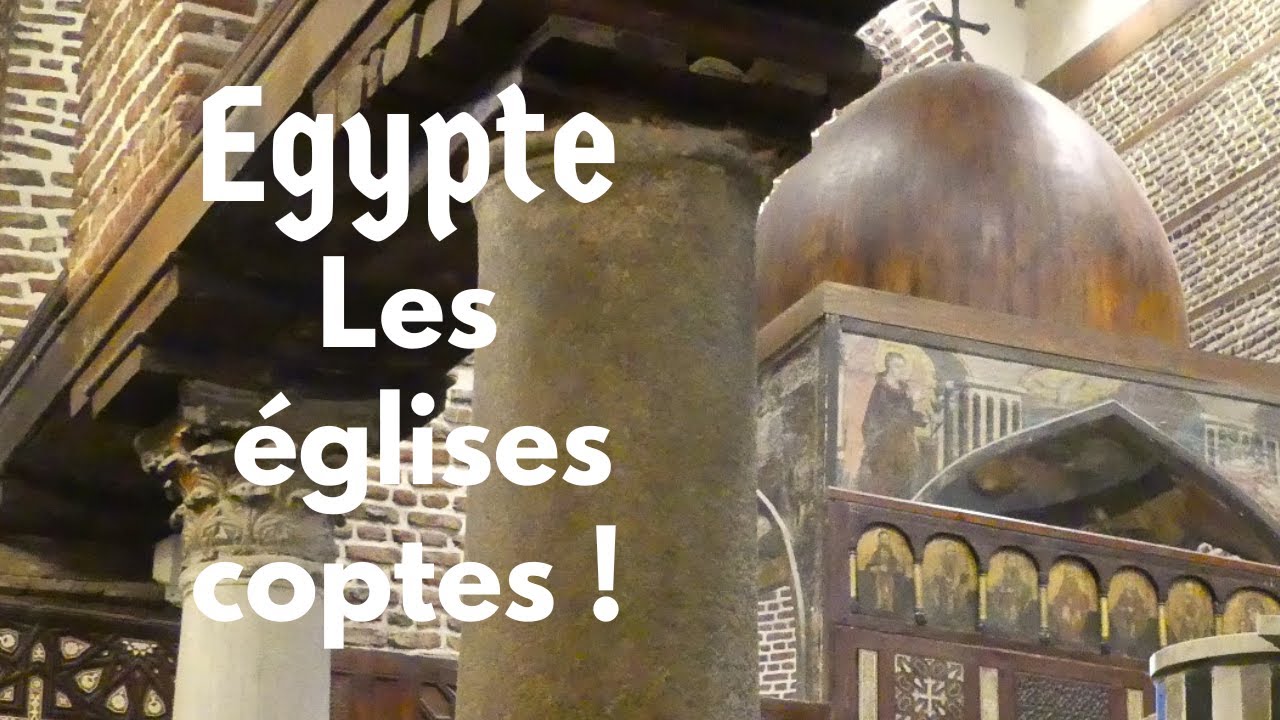 Le Caire , les églises coptes (chrétiens d'Egypte)
