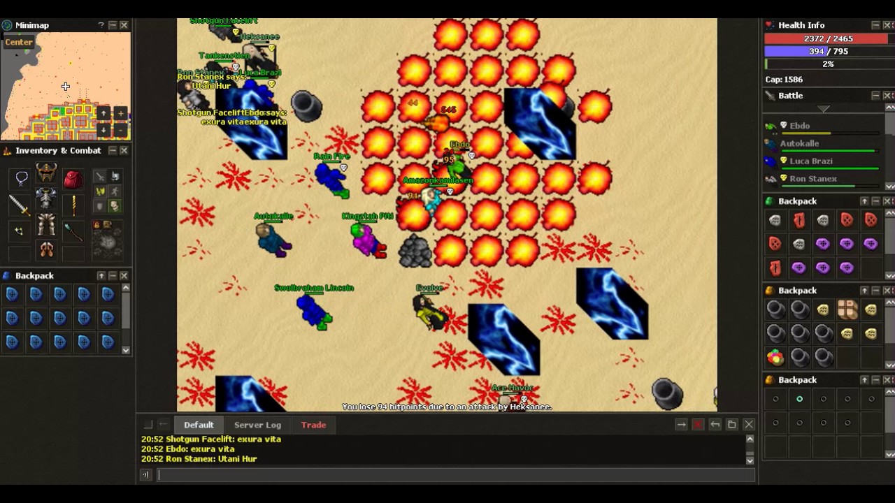 Medivia // Ambush vs Rebellion (6.12.2016) on Spectrum