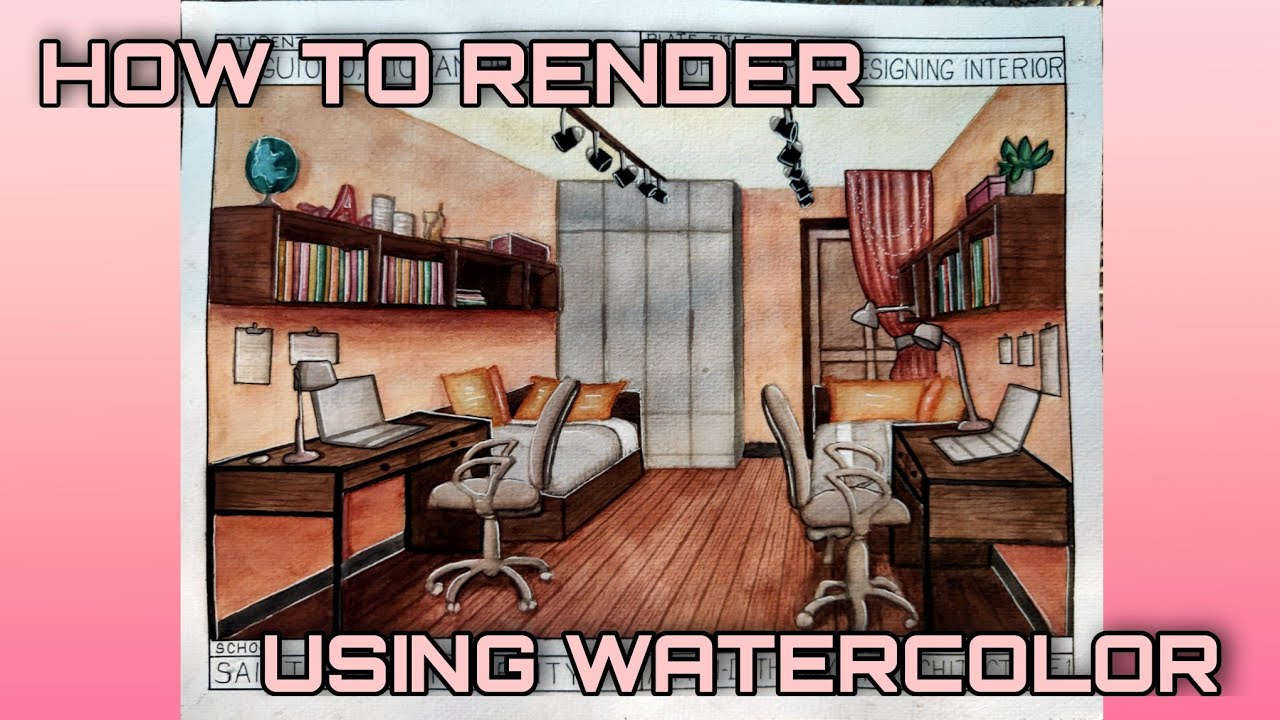 How to Render Using Watercolor (Architecture Plates Tutorial) II