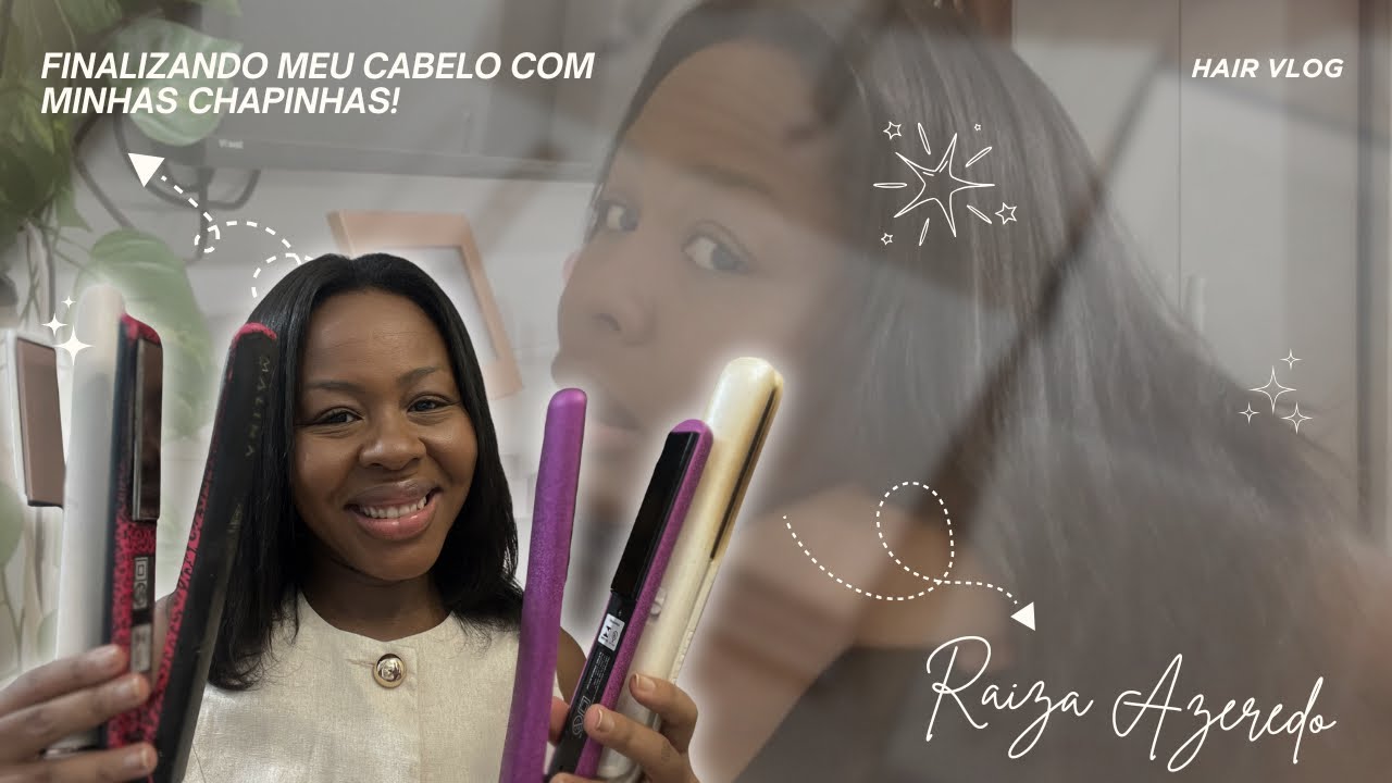 COMPARANDO MINHAS CHAPINHAS : CHAPINHA PARA CABELO CRESPO ALISADO