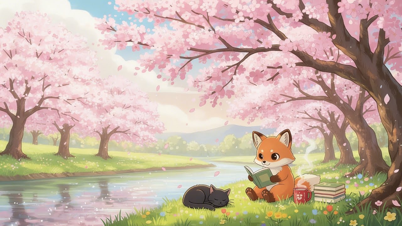 Spring Calm 🌸 Soft Lofi Piano for Focus, Study & Relax | 30 Minutes