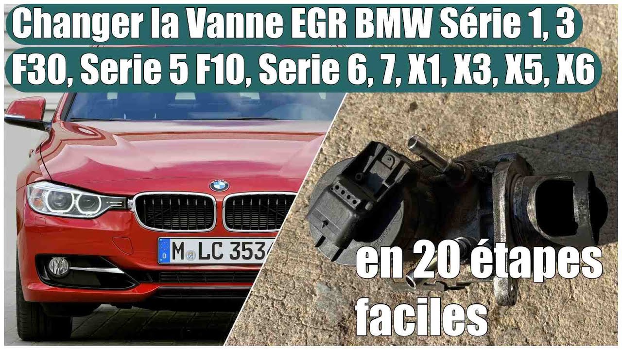 Comment remplacer ou changer la vanne EGR sur les moteurs diesel 2.0 et 3.0 N47 et N57 BMW Série 3