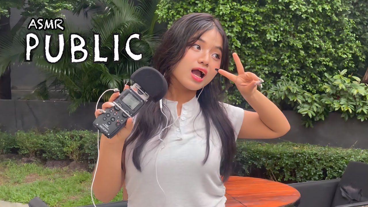 ASMR IN PUBLIC ! 🍃
