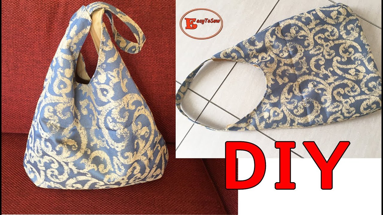 DIY EASY AND FAST SEWING SHOULDER BAG TUTORIAL