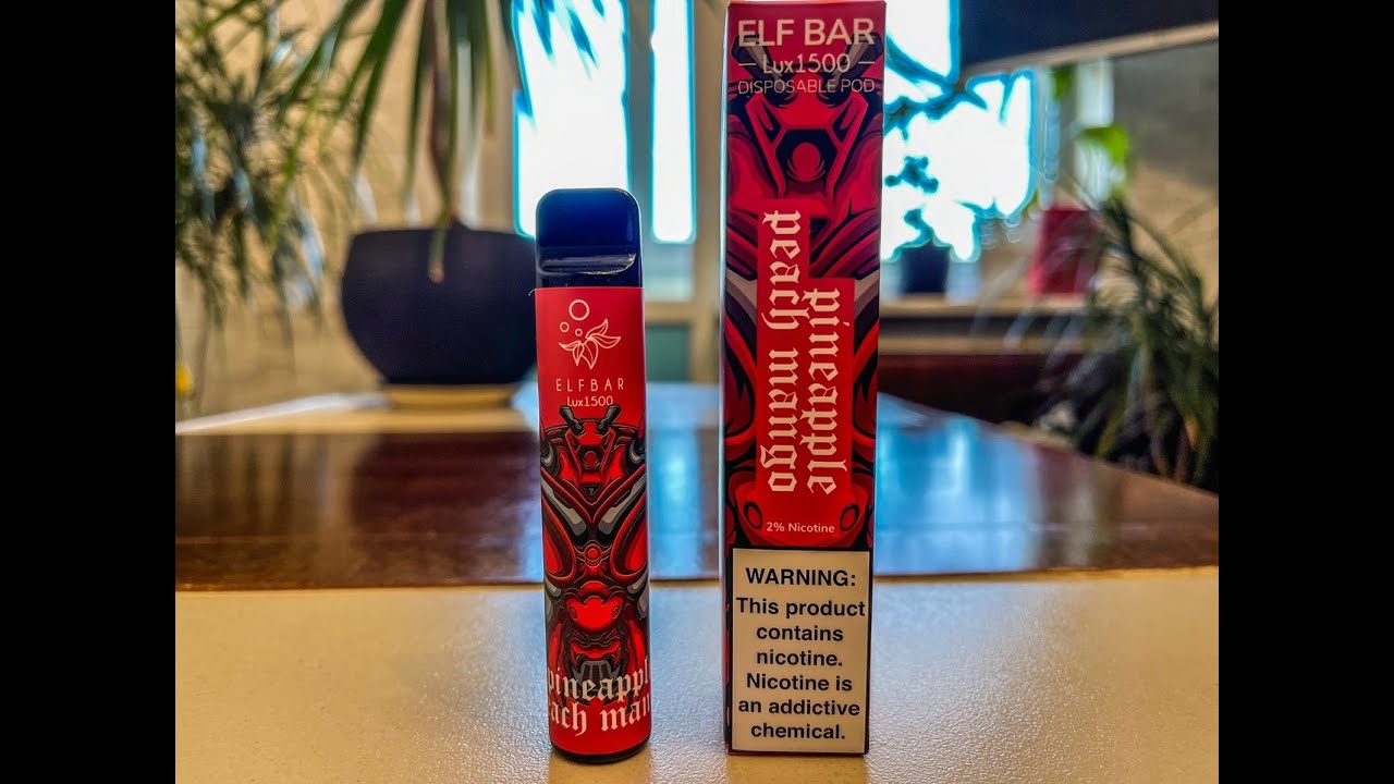 ELF BAR LUX 1500 - Pineapple, Peach, Mango \ Ананас, Персик, Манго.