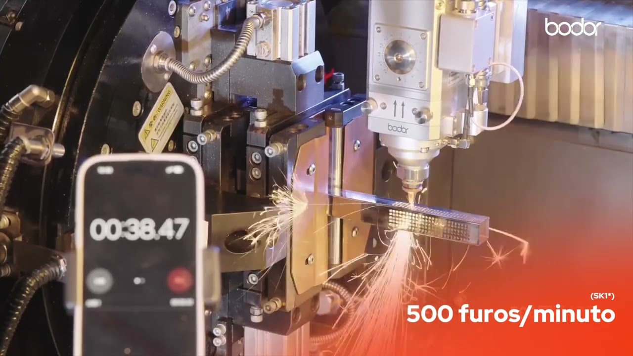 A máquina Bodor entrega eficiência, velocidade e confiabilidade para sua produção.