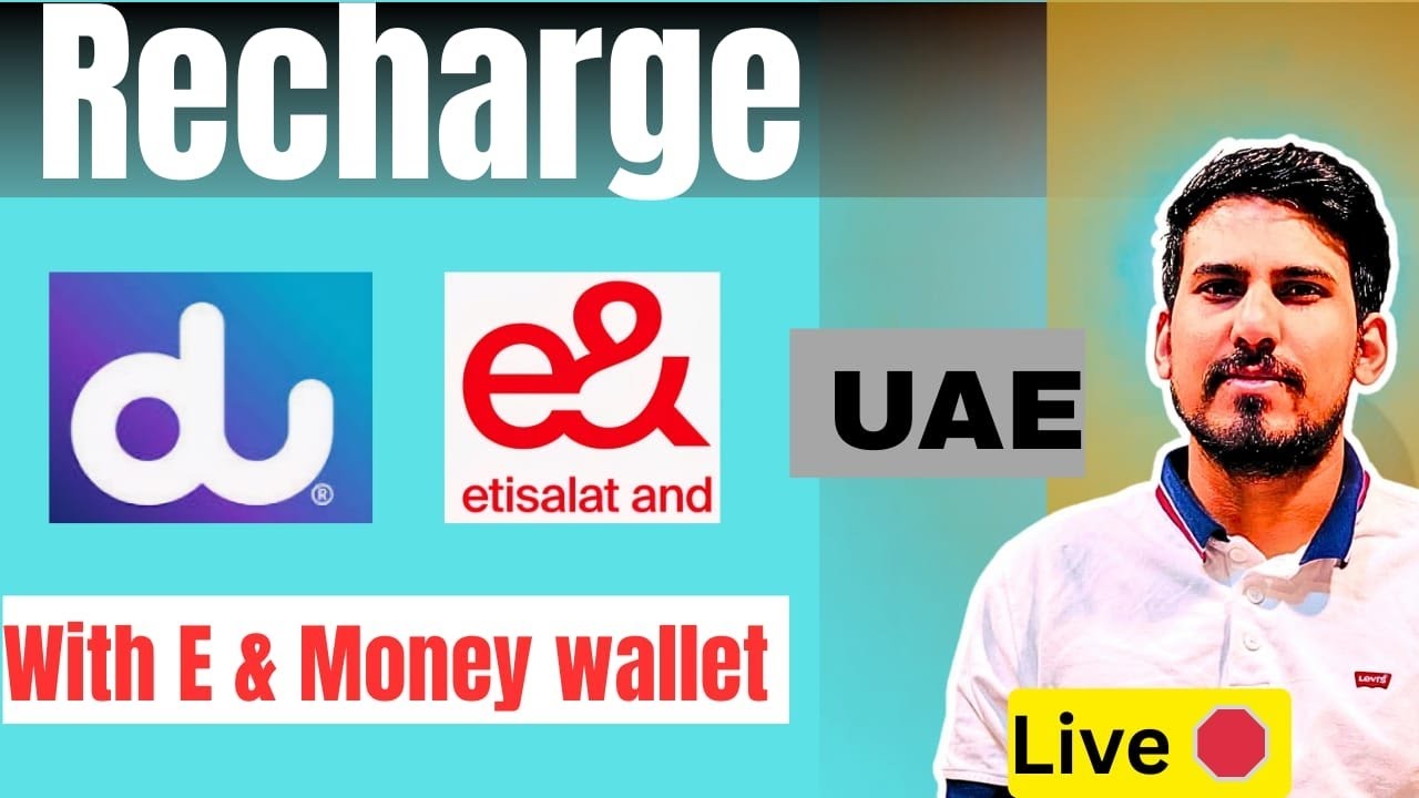 Recharge Du / Etisalat with E and money Wallet | Du aur Etisalat recharge karein E and money wallet 