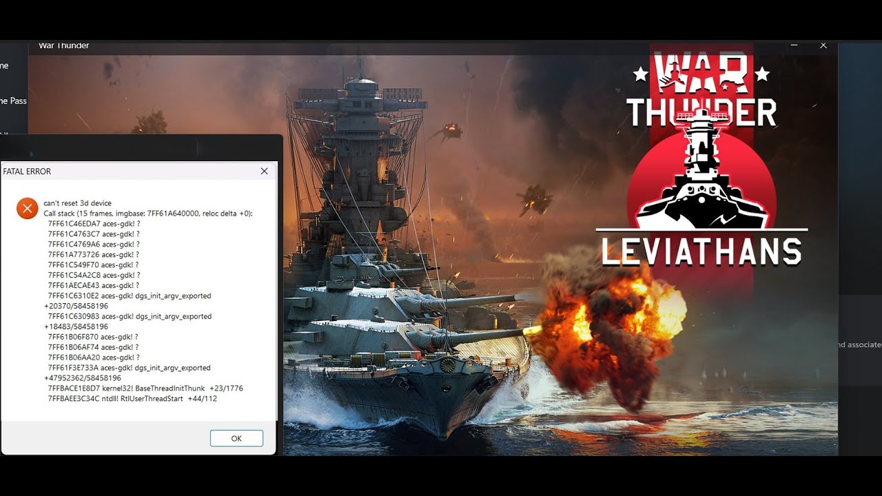 Fix War Thunder Not Launching/Crashing/Fatal Error/Freezing/Not Loading/Black Screen PC (Game Pass)