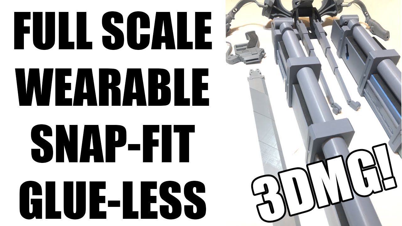 3D PRINTED ATTACK ON TITAN 3DMG ODM GEAR!